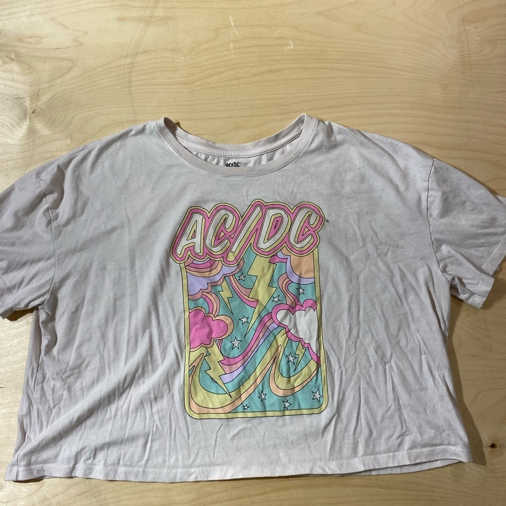 AC/DC Cropped Tee XXL (JM)